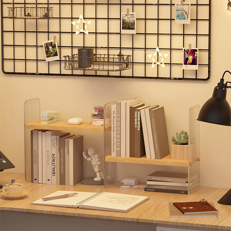 速发桌面收纳小物架书立透明多层置克亚型力公室简约书桌整理架杯,住宅家具,书架,淘宝优惠券,粉丝福利购,淘宝优惠卷