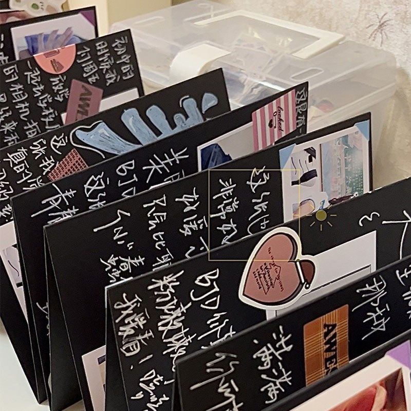 速发立体相自制情侣手风琴折叠本成长纪念册折叠书册本页折六年级