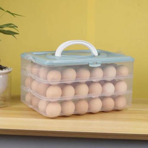速发鸡蛋收纳盒的房箱专用防摔厨冰保鲜装鸡储蛋物盒子托装蛋神器