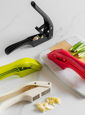 速发新款二合一厨房压蒜器切蒜片搅蒜器 家用蒜蓉器G lPre