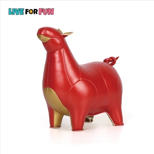 马年马生肖手工皮质高端玩偶生日礼物本命公仔 玩宠 十二生肖