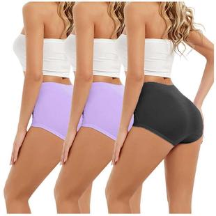 solid waist size underwear plus color Lace high womens