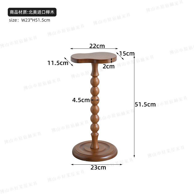 实木小杯几法式葫芦迷你置物角几边几可移动木质复古小茶几摆件,住宅家具,角几/边几,淘宝优惠券,粉丝福利购,淘宝优惠卷