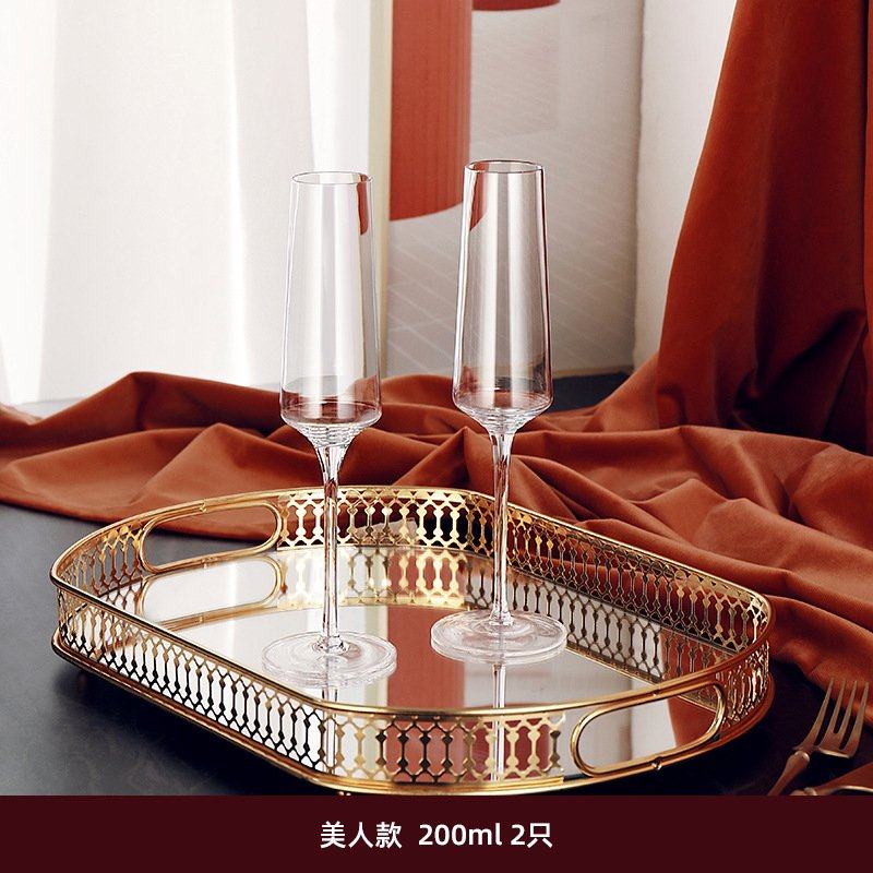 水晶玻璃高脚香槟杯结婚礼盒欧式一对起泡酒杯家用套装创意甜酒杯,餐饮具,甜酒/香槟杯,淘宝优惠券,粉丝福利购,淘宝优惠卷