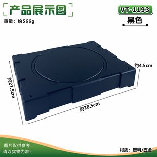 自动旋转台展示台七彩射灯手办模型转盘公仔展台产品拍照转台摄影