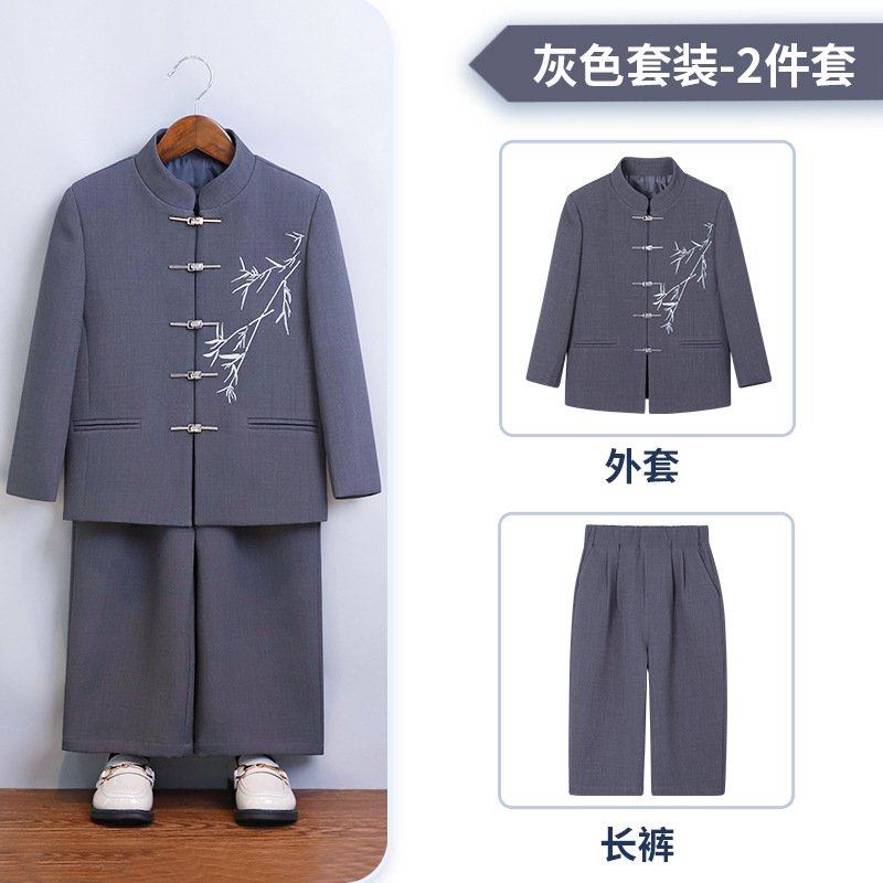 男童新中式礼服立领刺绣中山装民族风外套男儿童国风唐装演出服秋,童装/婴儿装/亲子装,西服/小西装,淘宝优惠券,粉丝福利购,淘宝优惠卷