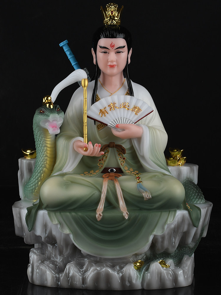 胡娘娘黄姑娘常教主蟒天龙天刚天霸神像保家汉白玉手工云花东北马