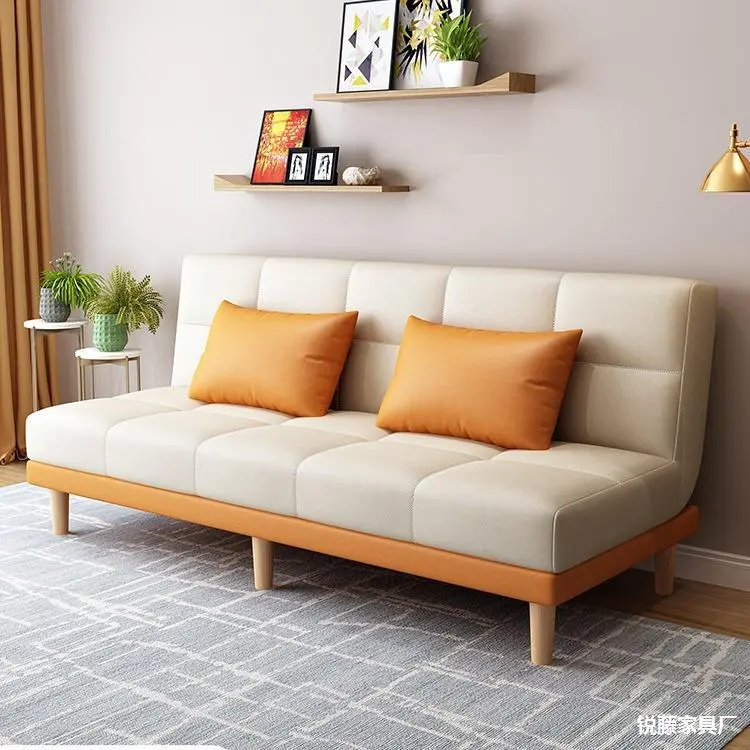 闲鱼二手家具旧货市场同城捡漏科技布沙发出租房可折叠沙发床两用