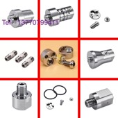 水刀配件 堵头大水阀增压器进水阀 进水阀长堵塞