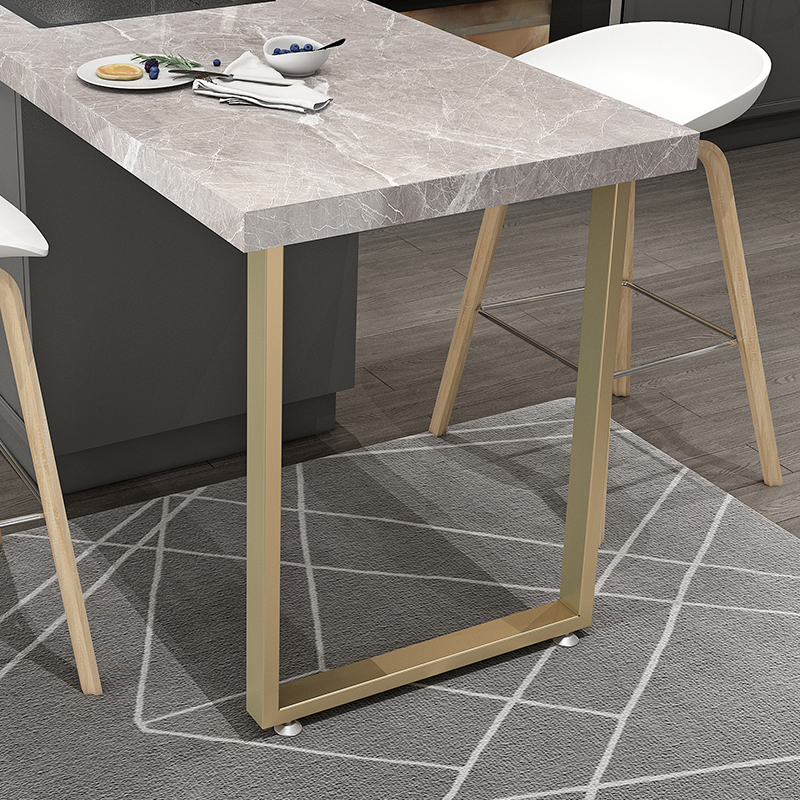 可定制铁艺方形桌腿支架吧台搭边脚桌架书桌腿餐台脚橱柜支撑底座