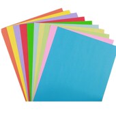 彩色A4纸彩纸儿童手工打印纸80克粉色大红蓝色黄色整箱复印纸a4纸