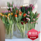 韩式 饰 高透明花桶PC耐摔花瓶花店用品专业醒花养花材料家居插花装