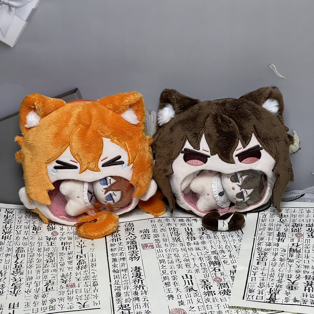 文豪野犬陀思大嘴痛包零钱包背包