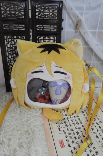 排球少年周边孤爪研磨斜挎痛包