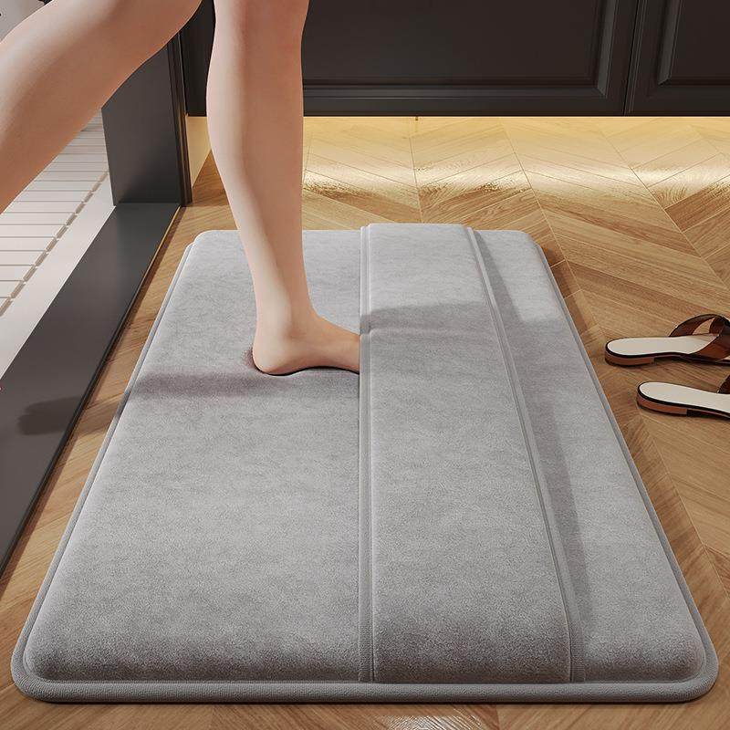 升级加厚记忆棉浴室垫卫生间吸水防滑脚垫洗澡擦脚垫背部可擦,居家布艺,家用脚垫,淘宝优惠券,粉丝福利购,淘宝优惠卷