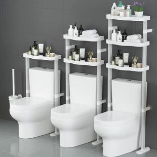 卫生间马桶上方置物架落地浴室厕所坐厕后空隙架洗澡洗手收纳架子