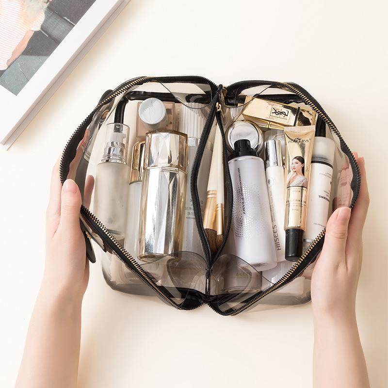 防水PVC手提化妆包多功能大容量贝壳化妆包高颜值便携洗漱收纳包,收纳整理,其他收纳袋,淘宝优惠券,粉丝福利购,淘宝优惠卷