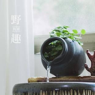 鱼缸水泵分离器三合一循环泵静音粪便一体家用换水底底水族箱增氧