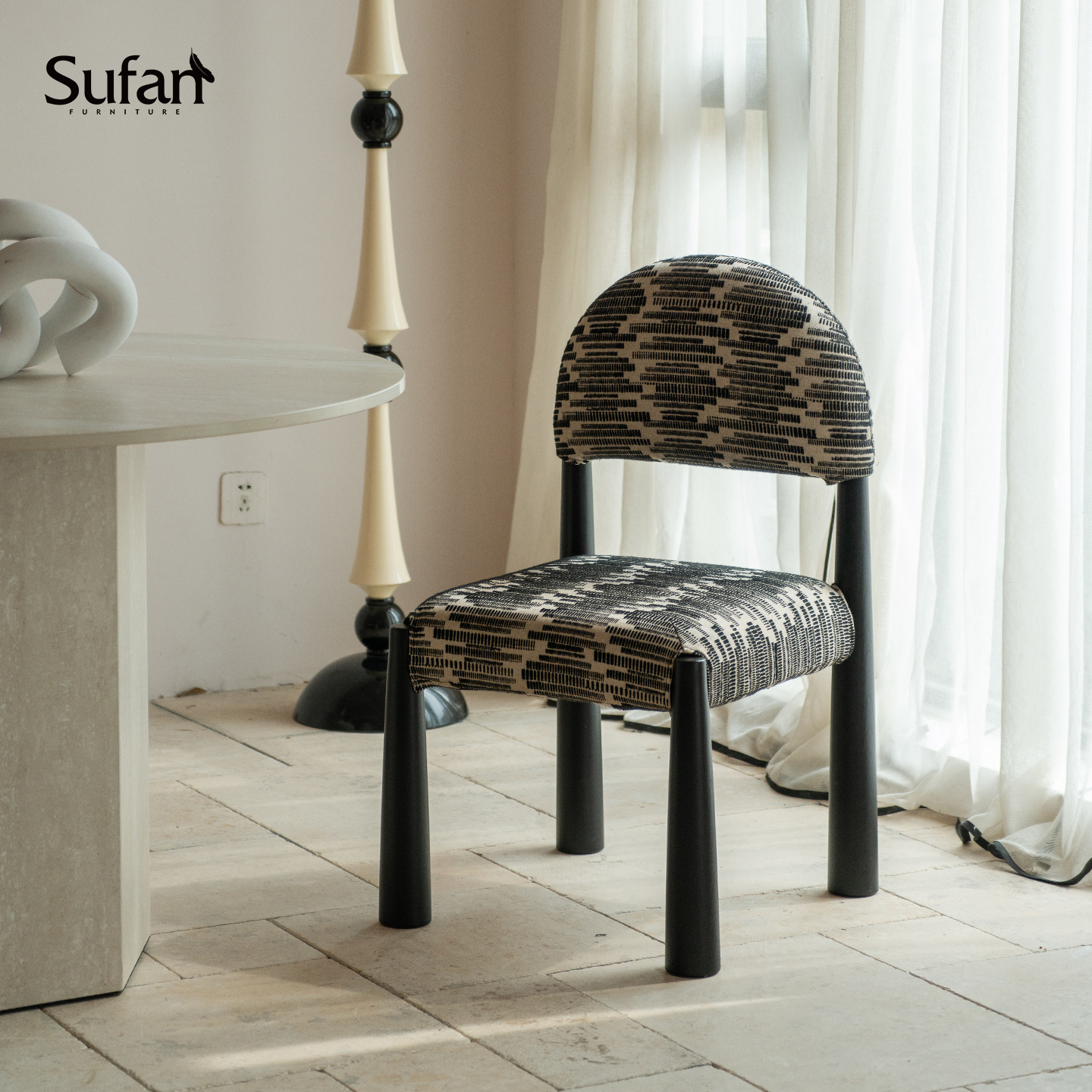 可拆洗实木餐椅