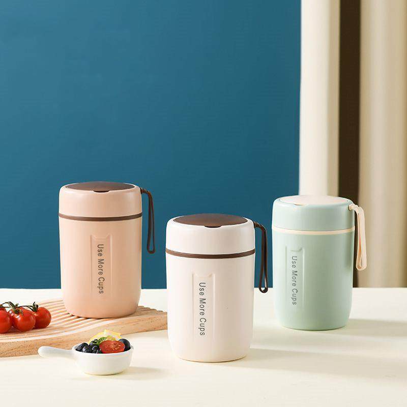 ins风便携早餐杯带盖勺保温豆浆女杯外带汤杯304不锈钢牛奶杯子,餐饮具,奶杯/牛奶杯,淘宝优惠券,粉丝福利购,淘宝优惠卷