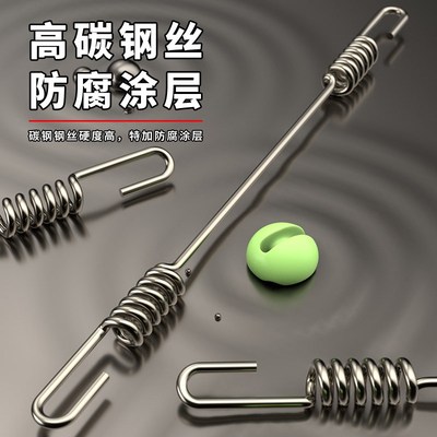 速发快速分叉器子线分叉豆硅胶防缠豆分线太空豆双钩分钩器