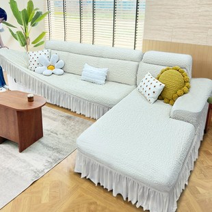 速发懒防沙发套罩四季通用全包能型三位一贵妃沙发垫人猫抓新款盖