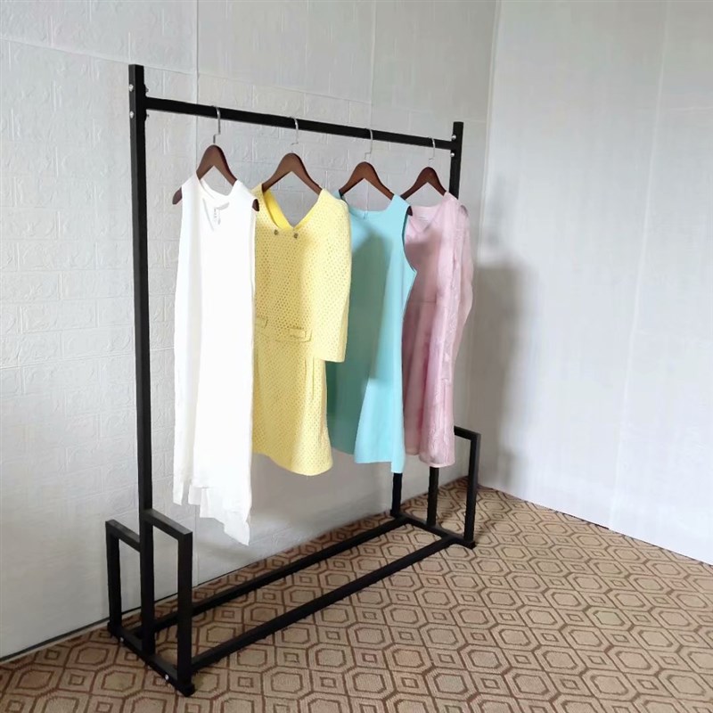 速发示艺服装店展铁架落地式中岛架装服装店衣架童装架简易货架