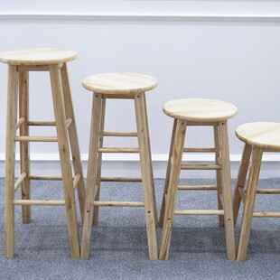 现货速发实木吧椅吧凳实木吧台椅酒吧椅高脚凳梯凳欧式吧台椅椅子