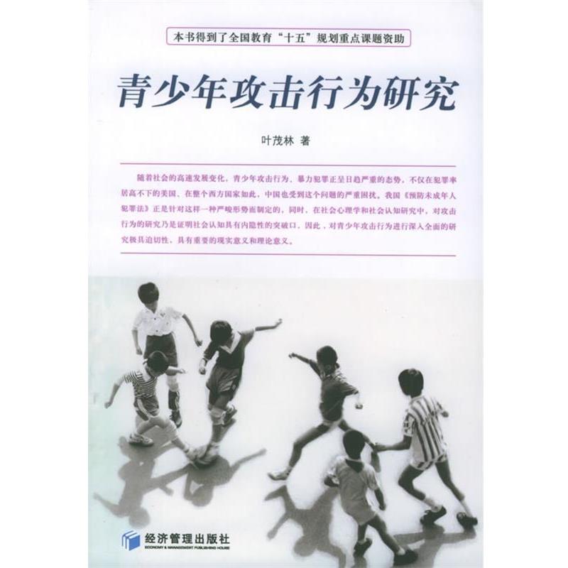 叶茂林 著青少年攻击行为研究（正版旧书包邮）经济管理出版社9787802073043