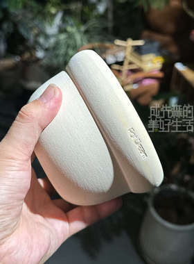 白陶尊嘟假嘟陶盆｜陶土养花神器透气不闷根ins手工质感红陶花盆