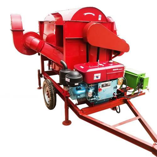 现货速发小麦脱粒机75/125型谷子脱粒机酒厂高梁脱粒机自动进料四