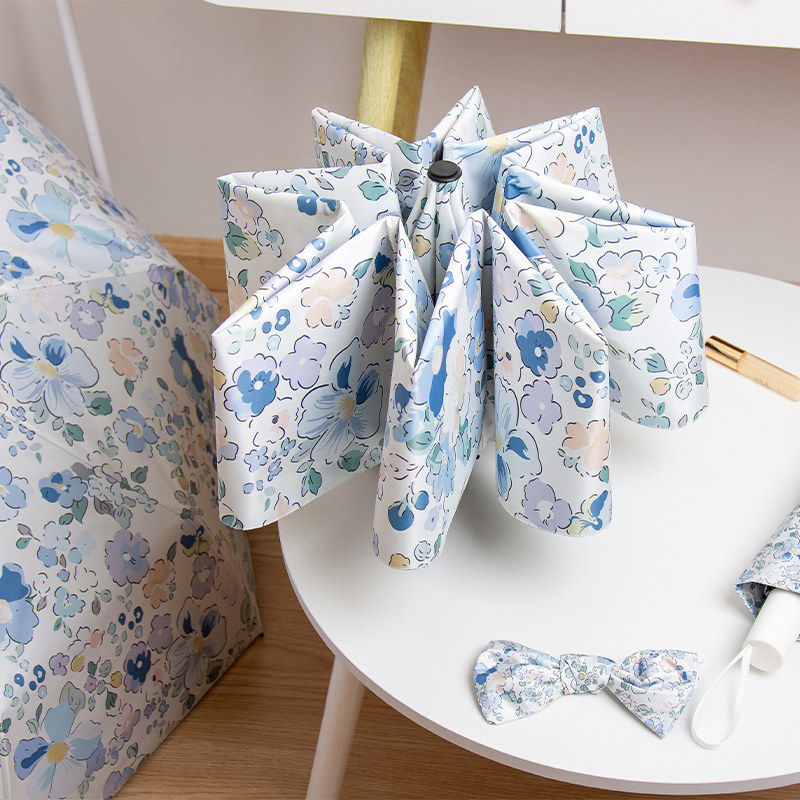 雨伞可携式加厚折叠小巧晴雨两用小清新遮阳伞防晒抗UV自动防风,居家日用,伞,淘宝优惠券,粉丝福利购,淘宝优惠卷