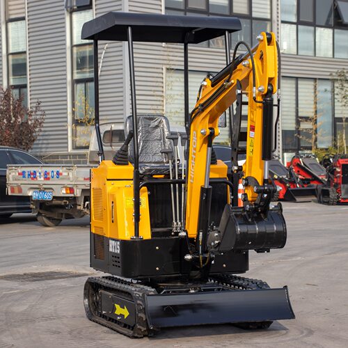 源头工厂1.5吨微型挖掘机 液压履带式工程小钩机 家用挖土挖沟机