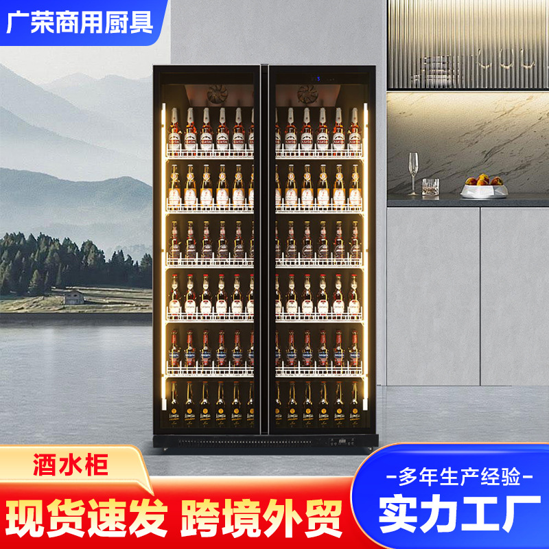 ktv酒吧小型酒水冰柜商用冷冻冰箱啤酒饮料冷藏展示柜保鲜冷藏柜