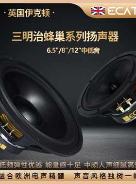 英国伊克顿6.5/8/12寸中低音喇叭hifi发烧级三明治低音蜂巢扬声器