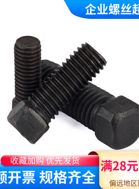 刀台螺丝 GB821方头平端紧定螺丝 方头螺丝M5M6M8M10-M20刀架螺钉