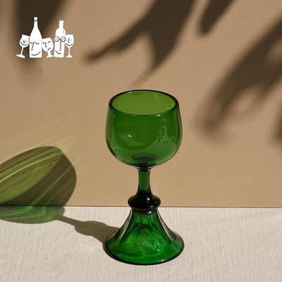 中古水晶杯古董杯法国进口vintage正品Lorraine洛林地区酒杯