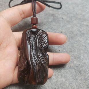 雷击枣木百年道家吊坠平安牌尺寸约3*5随机发货,可定制刻字