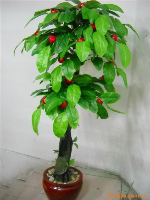 厂家直供大型仿真樱桃树弓门型仿真果树造景场樱桃树装饰树