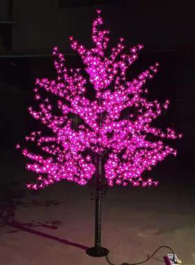 led樱花树灯仿真发光树灯户外节日装饰彩灯新年亮化景观庭院树灯