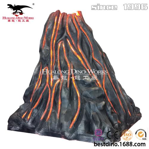 仿真火山模型制作熔岩流动真实视觉盛宴自贡源头厂家来图制作