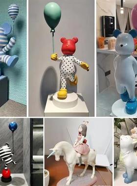 玻璃钢吉祥物卡通雕塑定制大型动漫卡通精品模型商场美陈公仔摆件