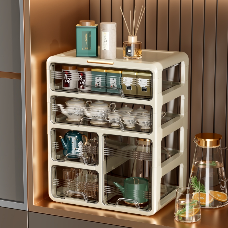 茶杯茶具收纳盒桌面大容量