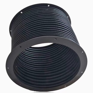 油缸丝杠保护套液压杆气缸丝杆防尘罩圆形伸缩防护罩耐高温防护罩