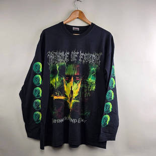 WHO CARE复古大百科2001 2003 Cradle of Filth暗黑系超火长袖T恤