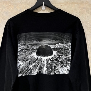 WHO CARE复古大百科  动漫二次元AKIRA Neo-Tokyo长袖T恤复古