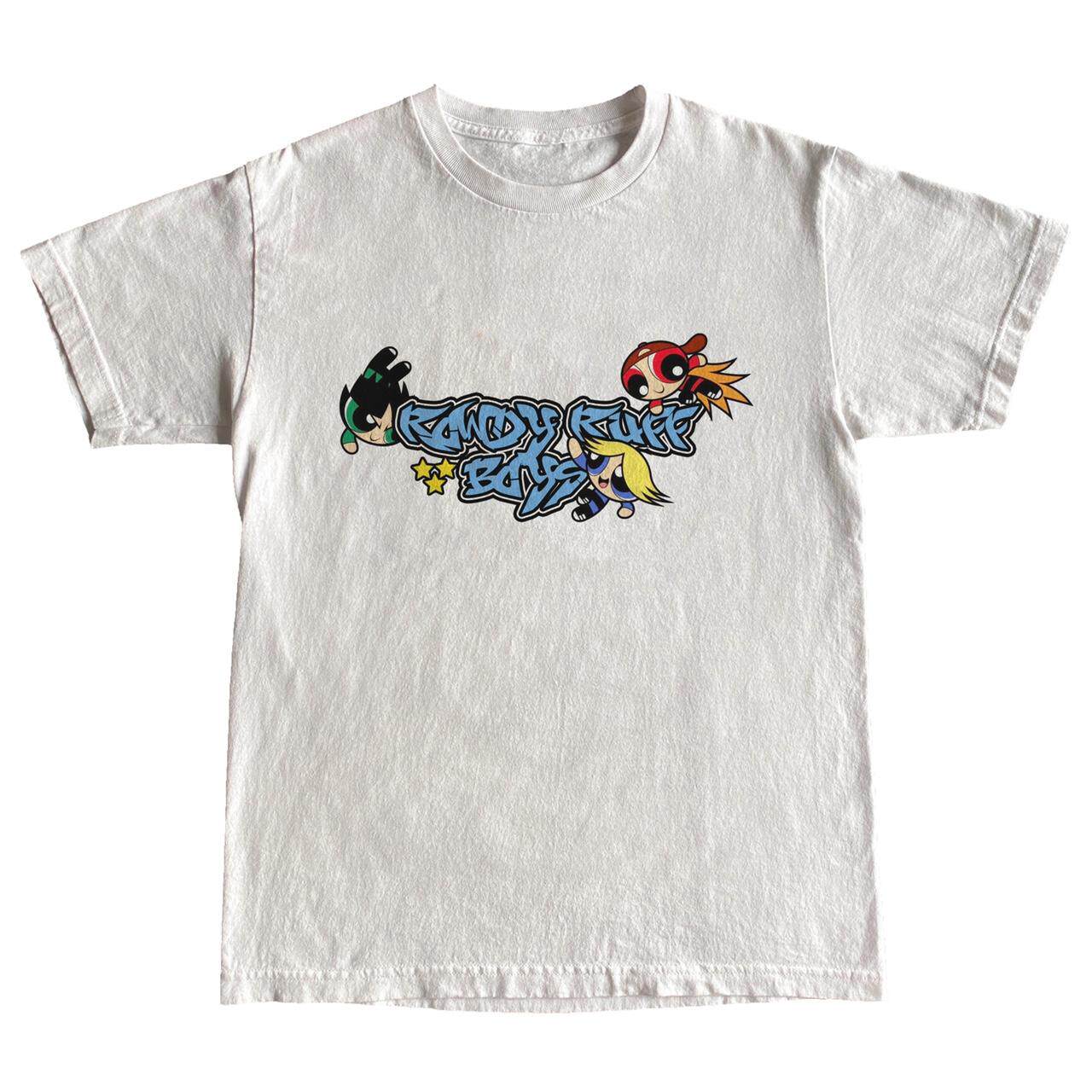 WHO CARE复古大百科the powerpuff girls 飞天小女警休闲短袖T恤