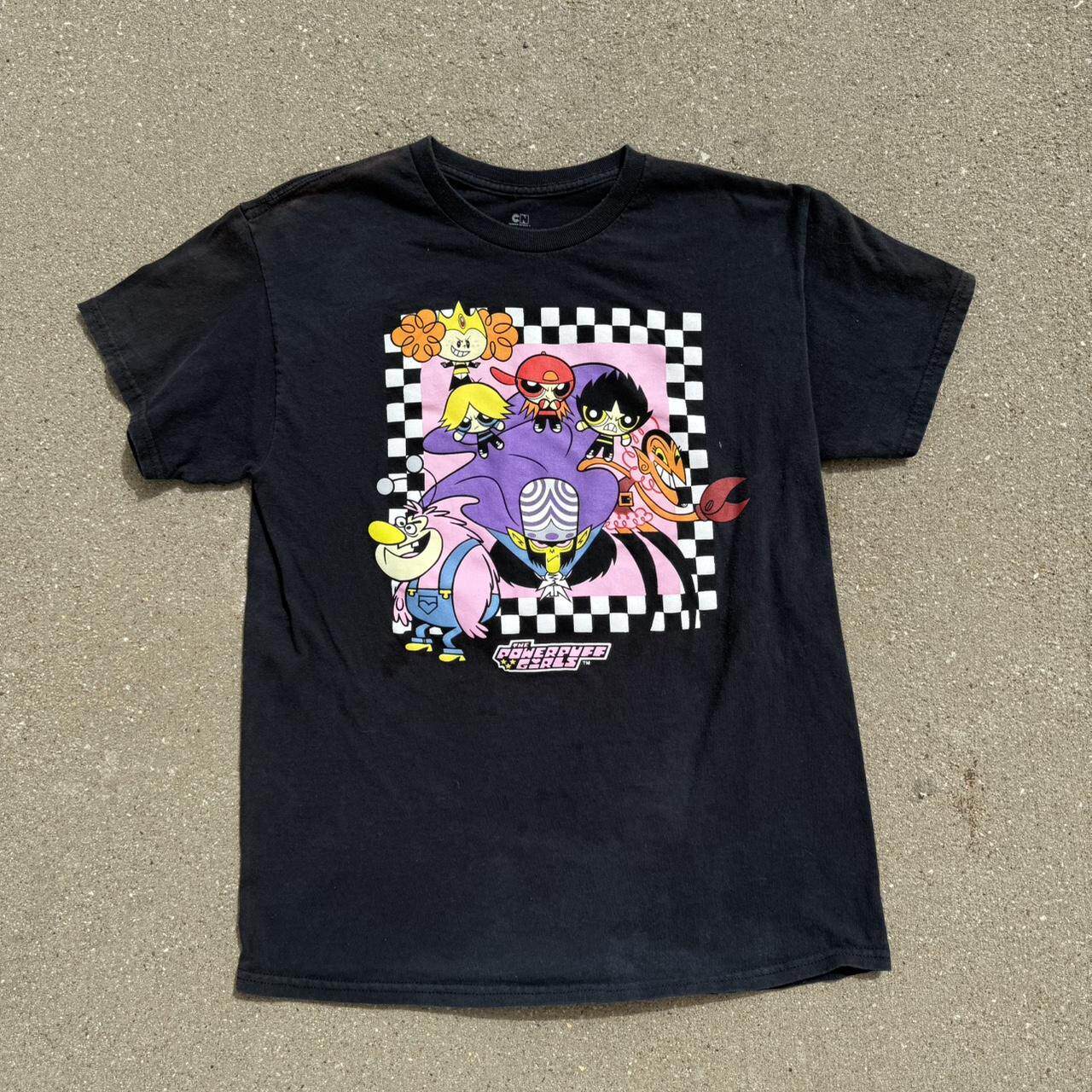 WHO CARE复古大百科the powerpuff girls 飞天小女警小众短袖T恤