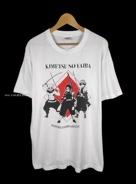 DemonSlayer tee/tshirt Agatsuma Zenitsu鬼灭之刃高级感短袖T恤