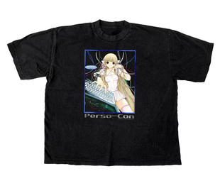 WHO CARE复古大百科Chobits blacktee人形电脑天使心漫画短袖T恤